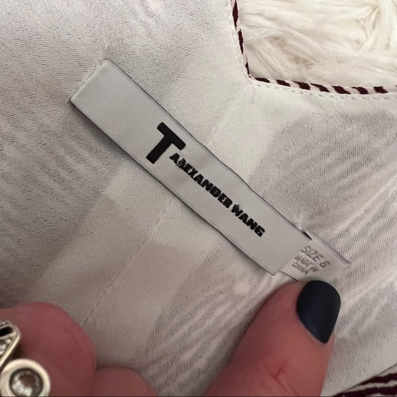 T by Alexander Wang Silk Blend Slip Dress Size 6 - Picture 2 of 11
